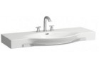 Umyvadlo nástěnná Laufen PALACE s relingem 1200 x 510 mm s otvorem pro baterii blaty umywalki s možností odříznoutí bílá