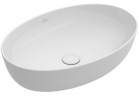 Umyvadlo na postavení na desku oválný Villeroy & Boch Artis bílý Alpin 61x41 cm